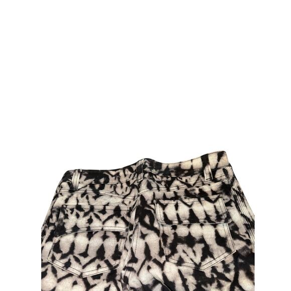 Isabel Marant pour H&M Tie Dye Moto Skinny Jeans – Size 6 Low-Rise Stretch Denim - Picture 6 of 11